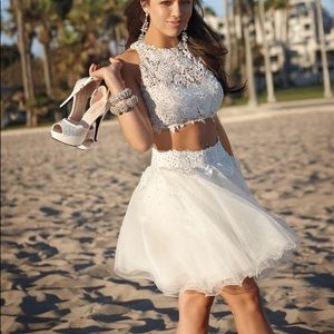 Two piece homecoming/prom dress (Camille La Vie)